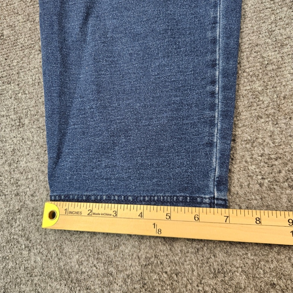 Pure Jill Indigo Slim Crops Womens Small Blue Knit Pull On Stretch Pants - Picture 8 of 11
